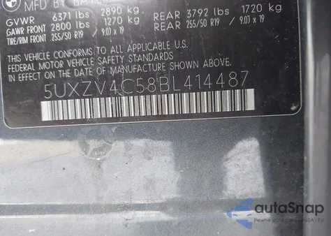 2011 BMW X5 xDrive35I/xDrive35I Premium/xDrive35I Sport Activity from USA, damaged, VIN 5UXZV4C58BL414487